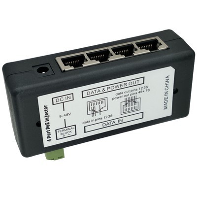 Iniettore da pannello Poe a 4 porte
