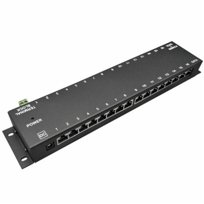 Iniettore da pannello Poe Gigabit a 16 porte